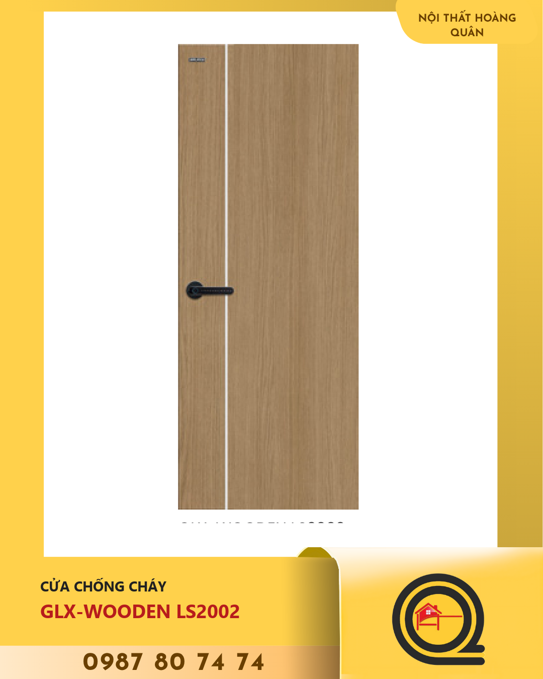 Cửa Gỗ Chống Cháy GLX-WOODEN LS2002